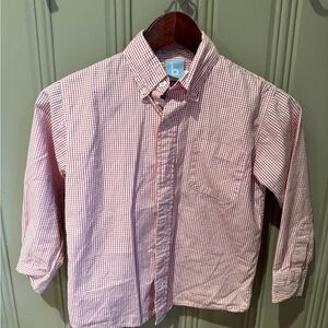 Bliss Kids Red Gingham Button Down Shirt